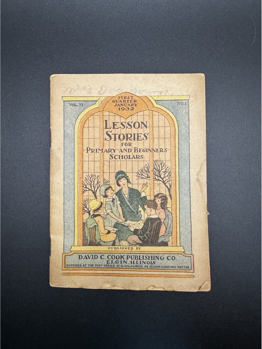 Vintage - January 1932 Lesson Stories For Primary And Beginners Scholars